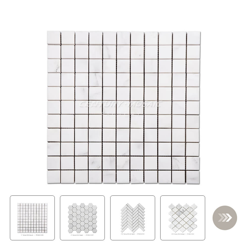 Statuary White 12''×12'' Marble Mosaic Wholesale Collection