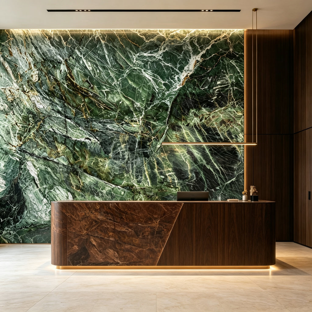 Naxos Green Marble Polished Slab