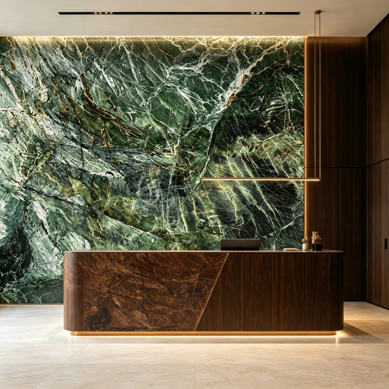 Naxos Green Marble Polished Slab