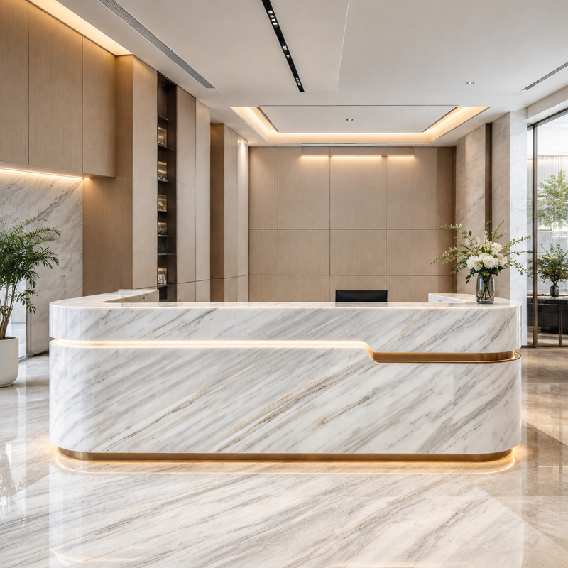 Tratto Calacatta Polished Marble Slab