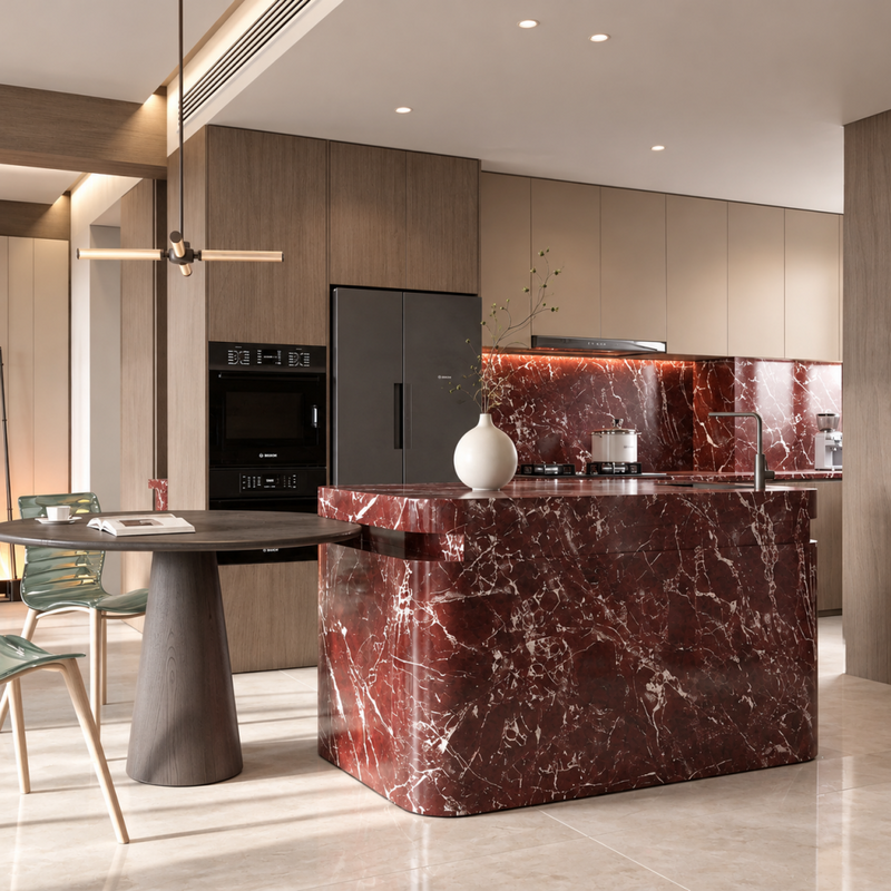 Rosa Levanto Marble Polished Slab