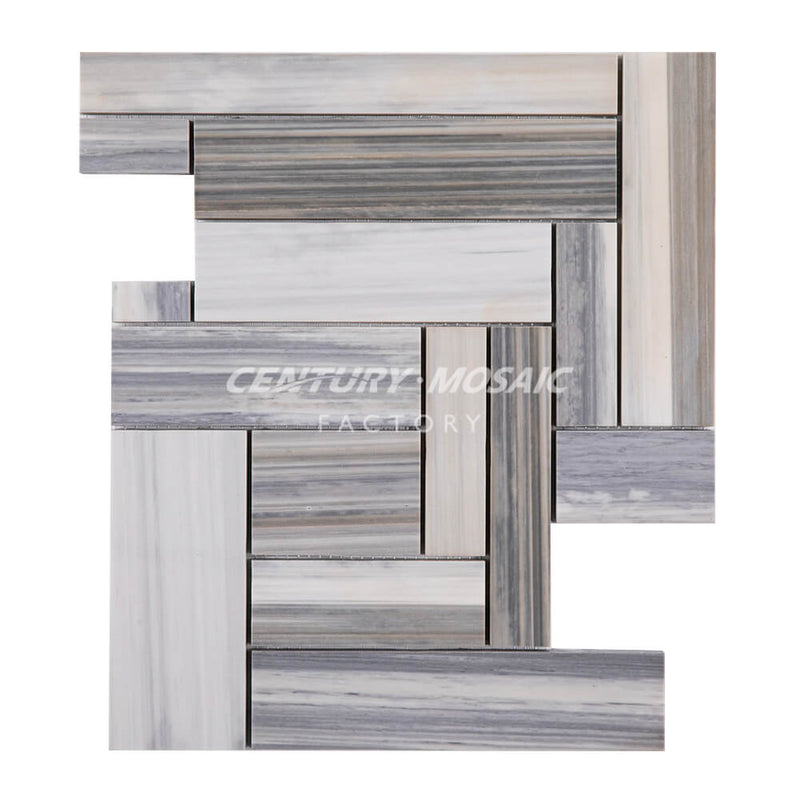 Freeze Zelda Polished Marble Mosaic Wholesale