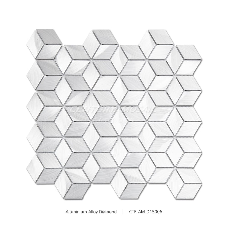 Silver Diamond Aluminum Composite Panel Polished Mosaic Wholesale
