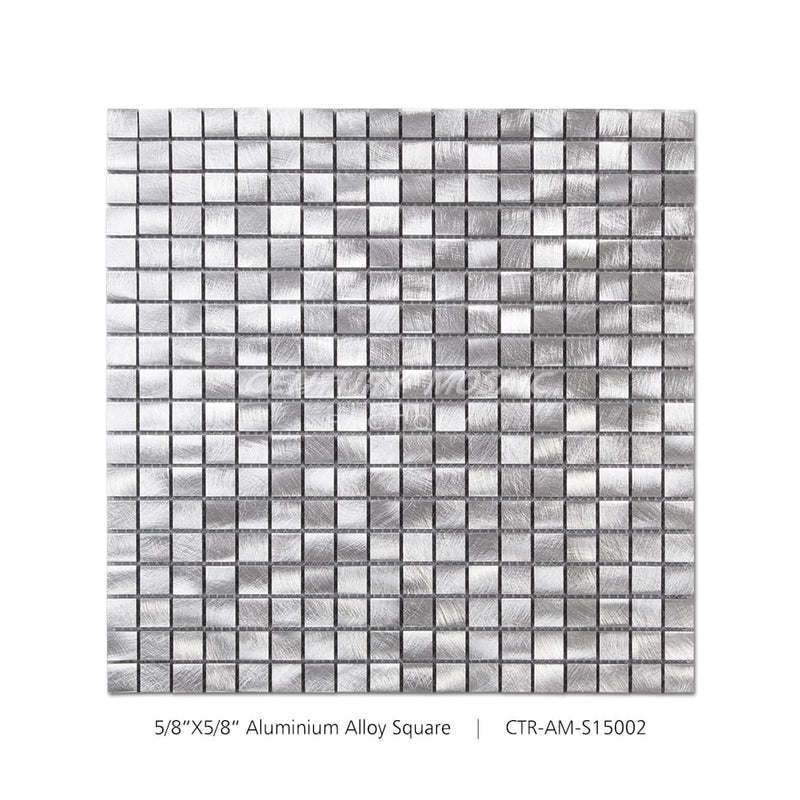 Silver Square Aluminum Composite Panel Polished Mosaic Wholesale