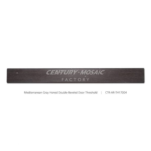 Mediterranean Gray Marble Double Beveled Honed Threshold Wholesale