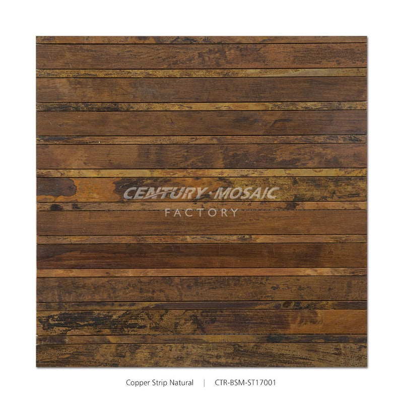 Copper Metal Brown Strip Mosaic Wholesale