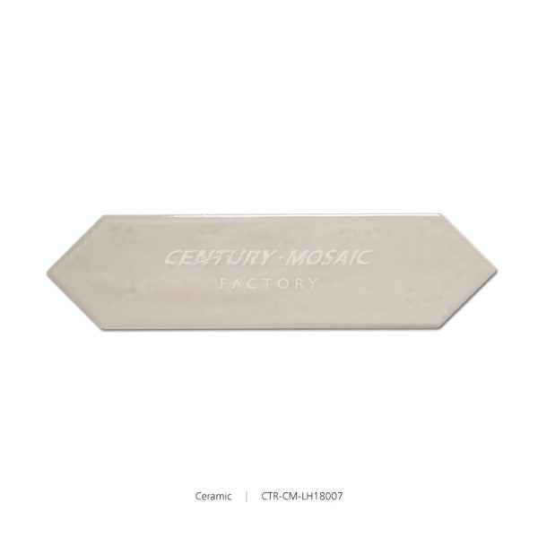 Ceramic Beige Long Hexagon Polished Tile Wholesale