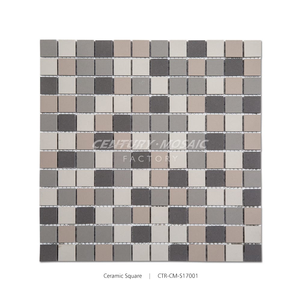 1''Mix Color Ceramic Square Shape Mosaic Matte Wholesale