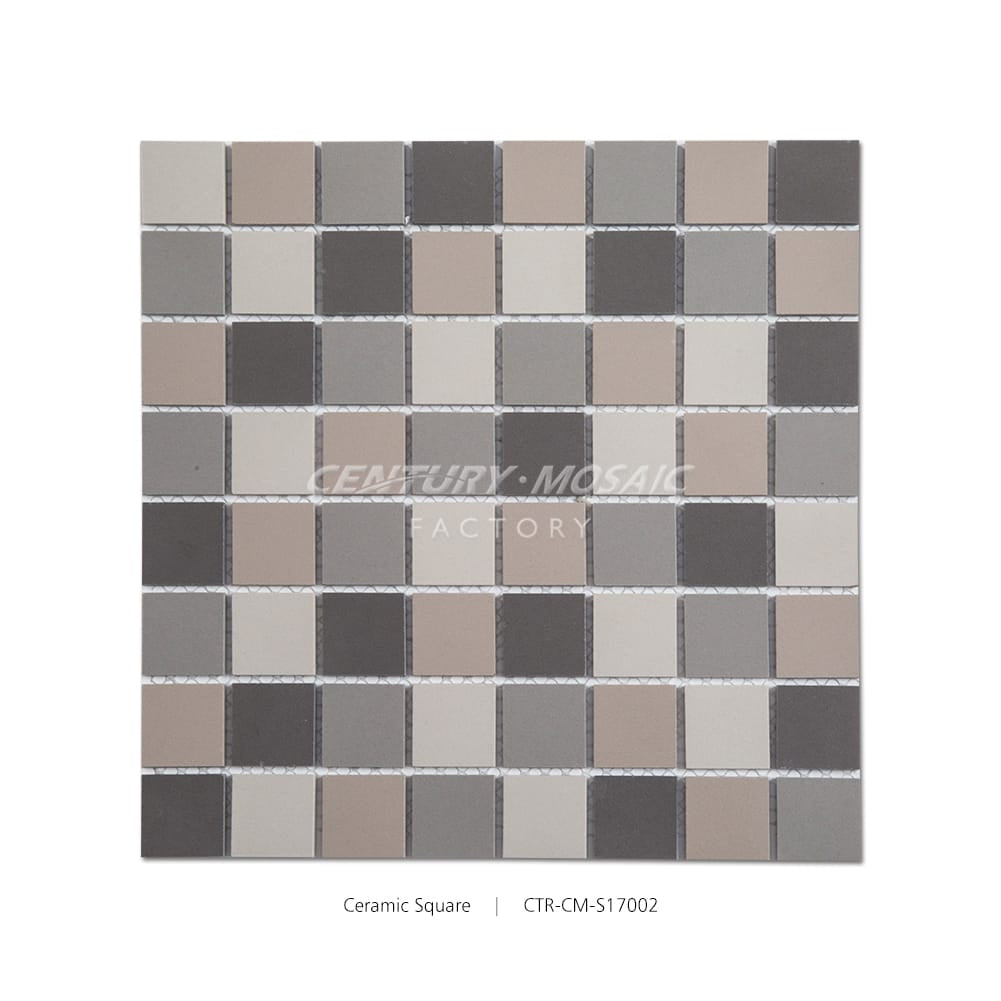 Mix Color Ceramic Square Shape Mosaic Matte Wholesale