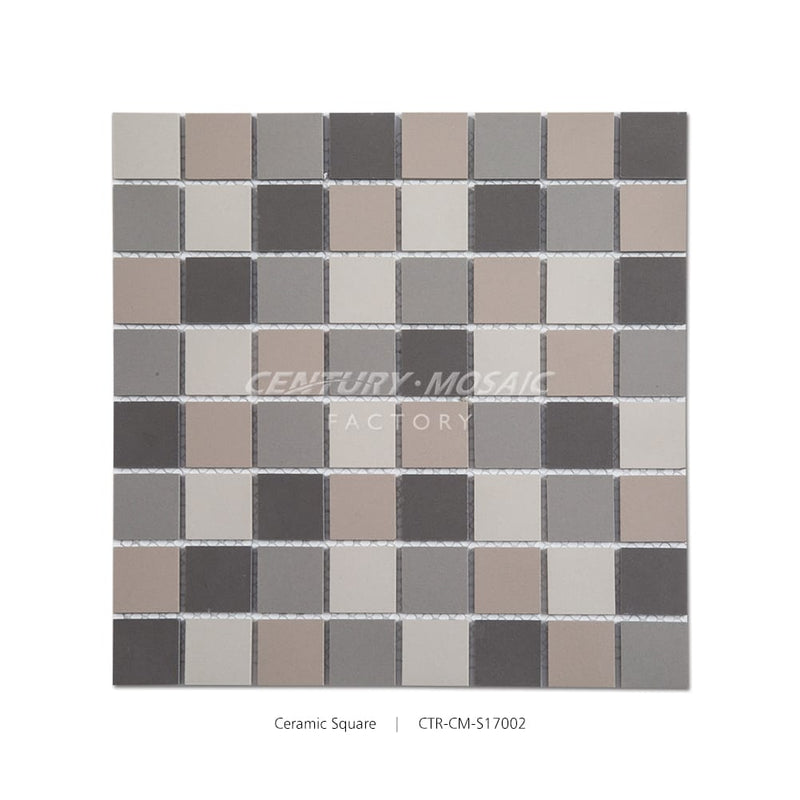 Mix Color Ceramic Square Shape Mosaic Matte Wholesale