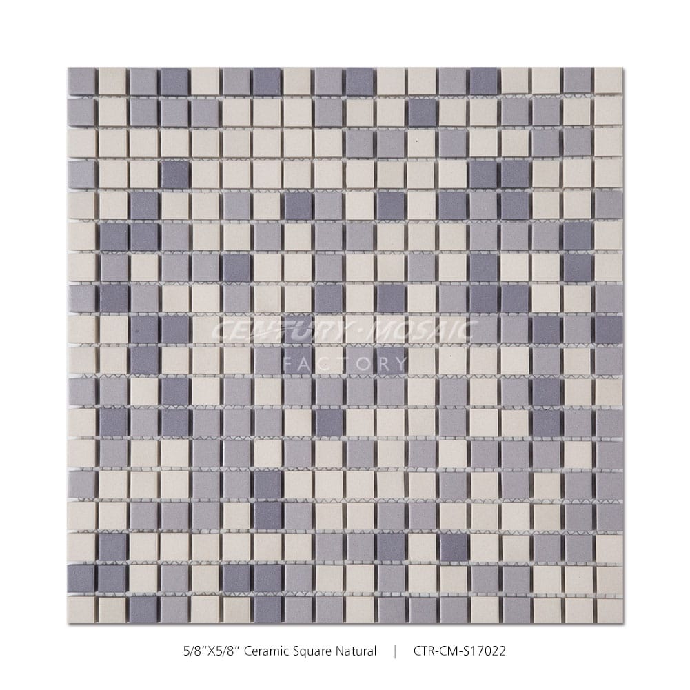Ceramic Purple 5/8” Square Mosaic Matte Wholesale