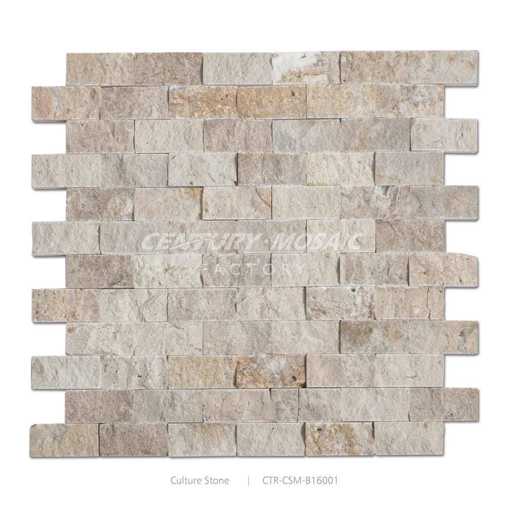 Natural Sand Color Medium Chip Brick Culture Stone Tile Wholesale