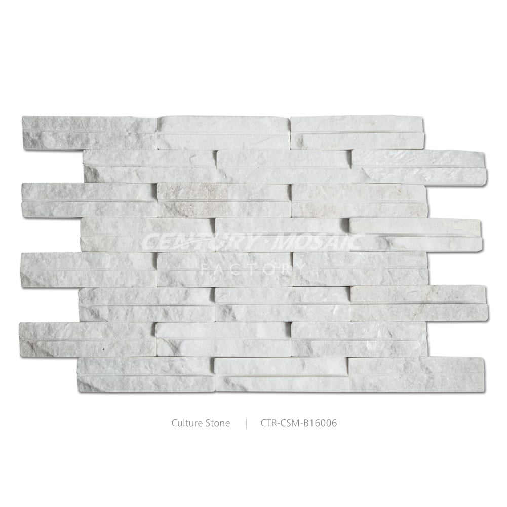 Natural White Thin Chip Stone Culture Stone Tile Wholesale