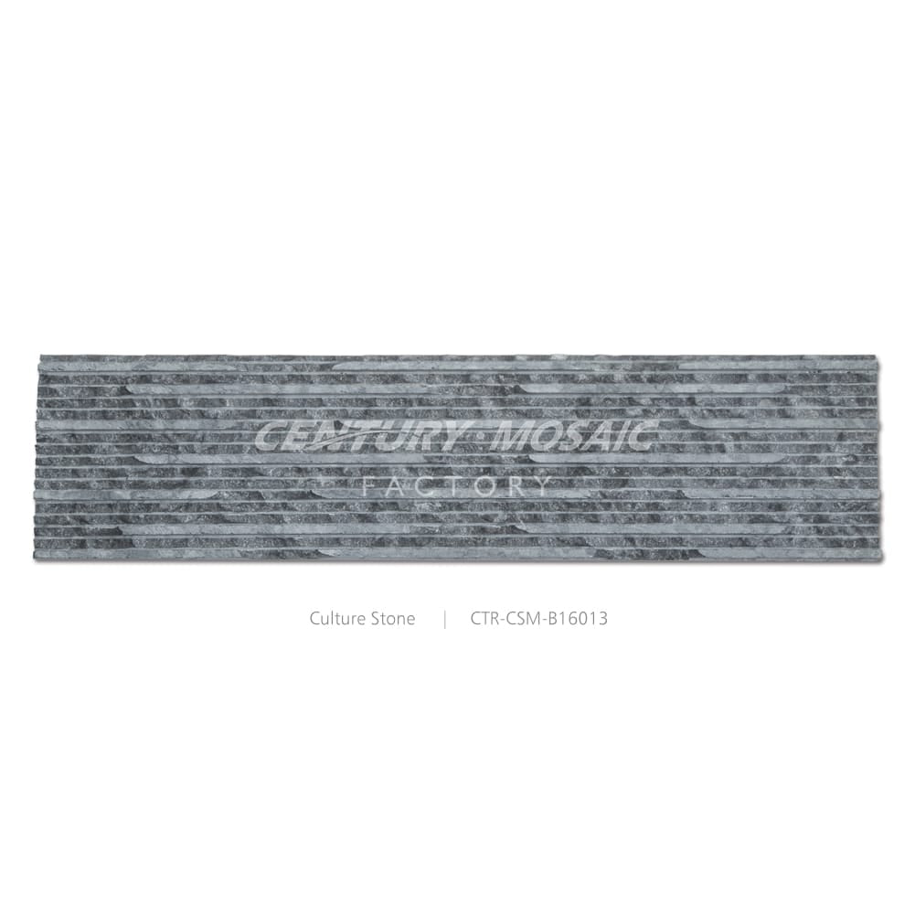 Dark Blue Long Strip Natural Stone Culture Stone Tile Wholesale