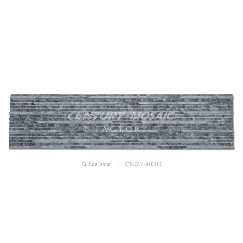 Dark Blue Long Strip Natural Stone Culture Stone Tile Wholesale