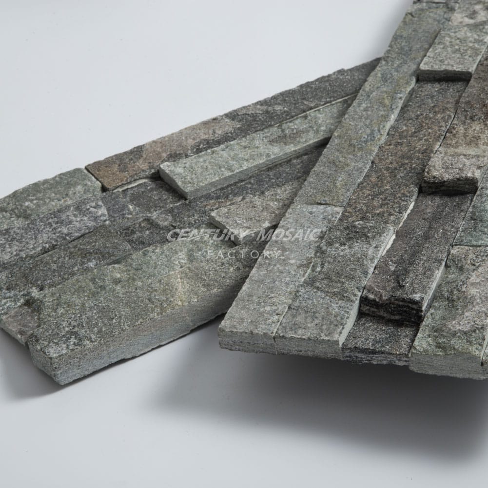 Natural Dark Grey and Rusted Split Culture Stone Wholesale – Centurymosaic