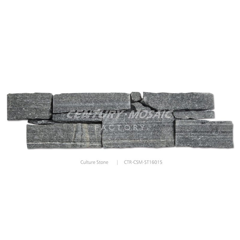 Natural Deep Grey Culture Stone Split Natural Surface Wholesale
