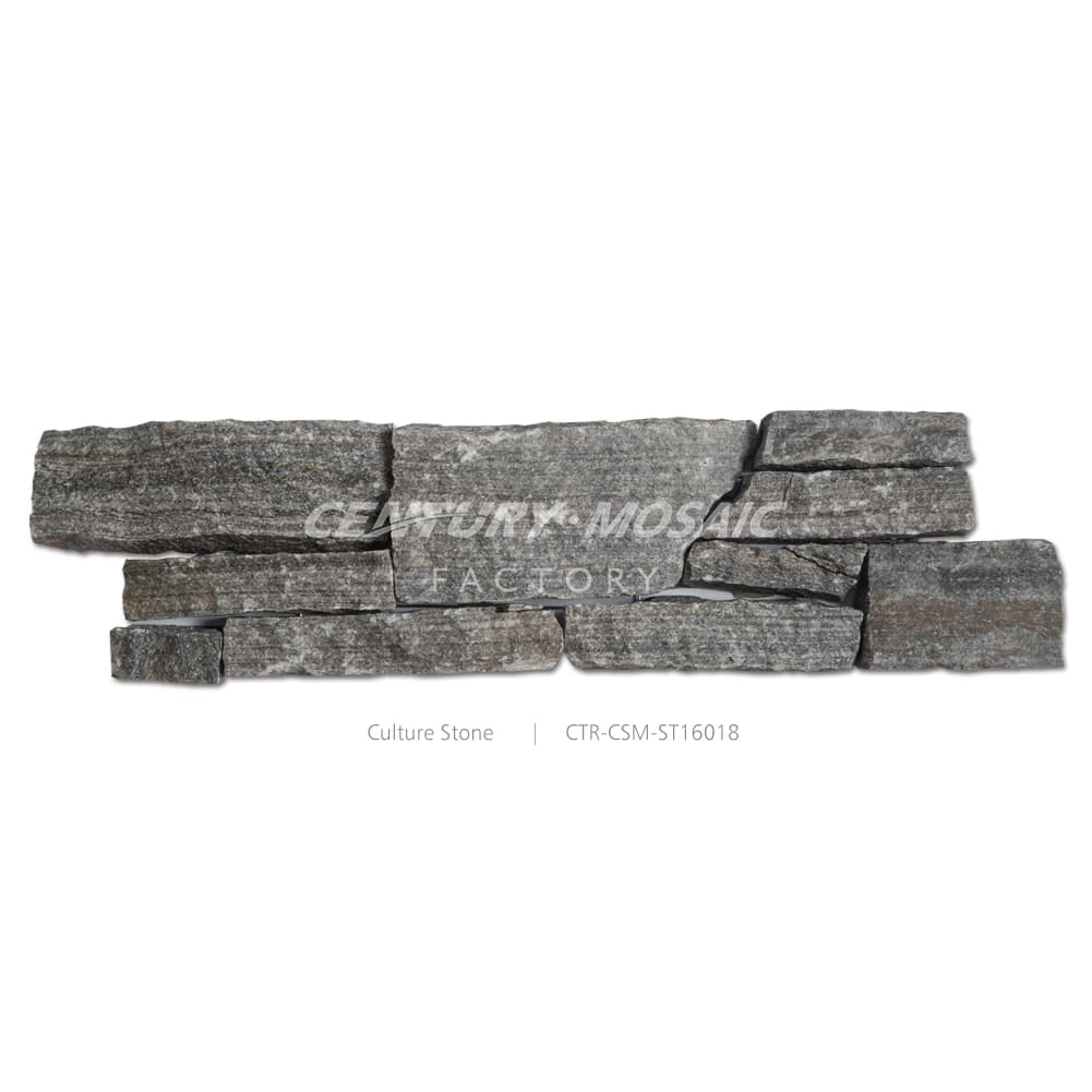 Dark Grey Culture Stone Split Natural Surface Wholesale
