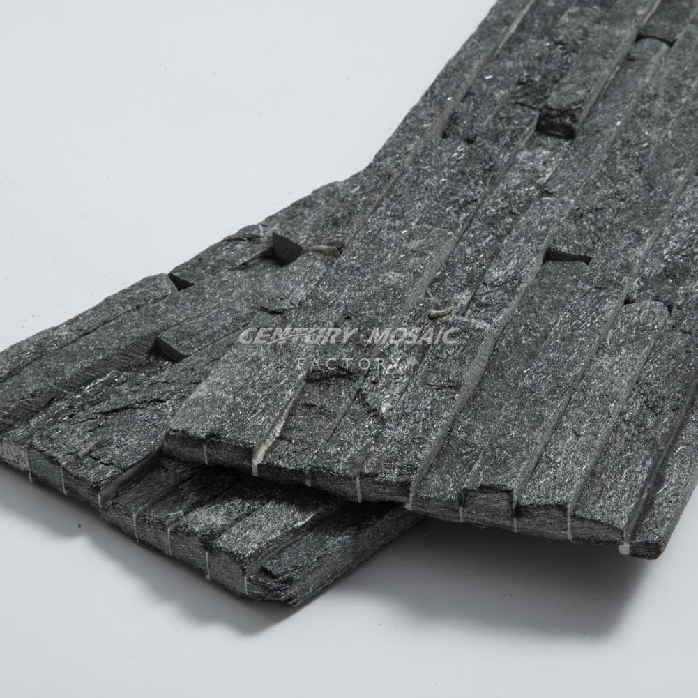 Natural Black Split Finish Culture Stone Wholesale – Centurymosaic