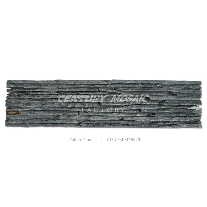 Natural Dark Grey Black Split Finish Culture Stone Wholesale