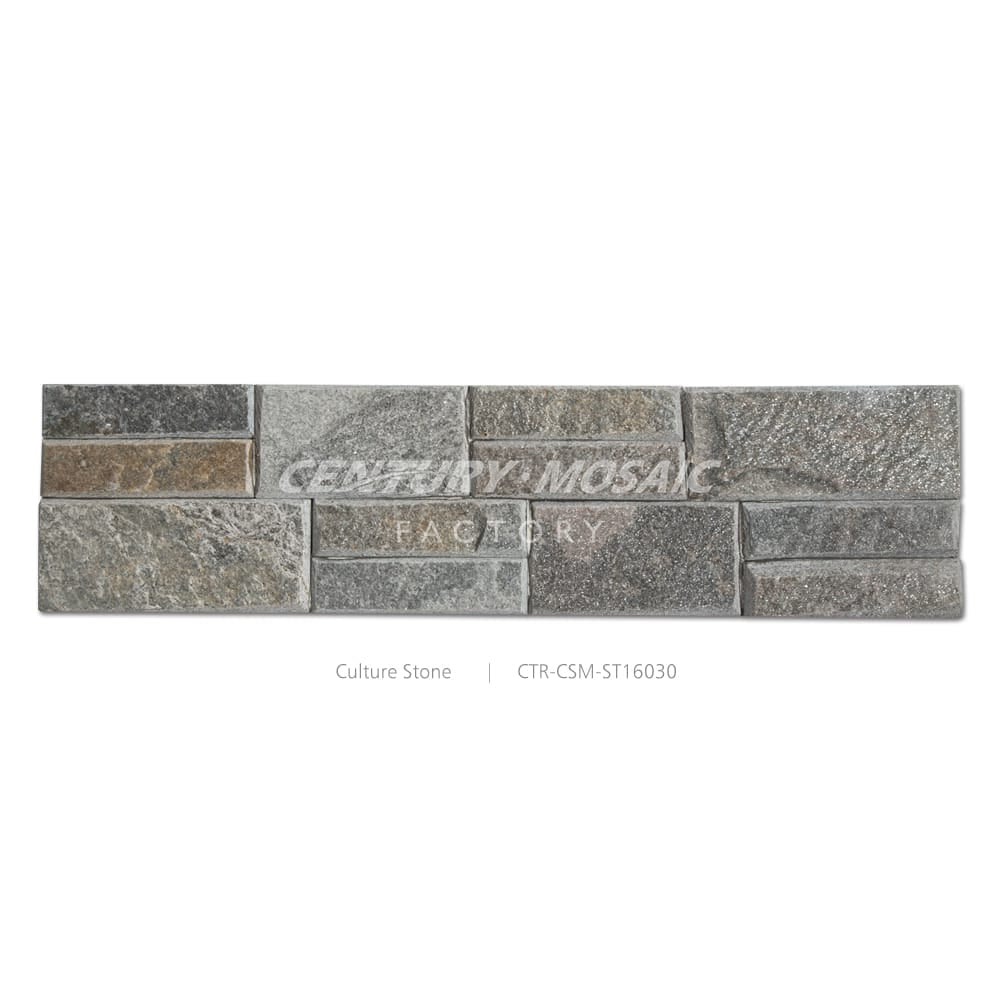 Natural Dark Gray Beveled Culture Stone Wholesale