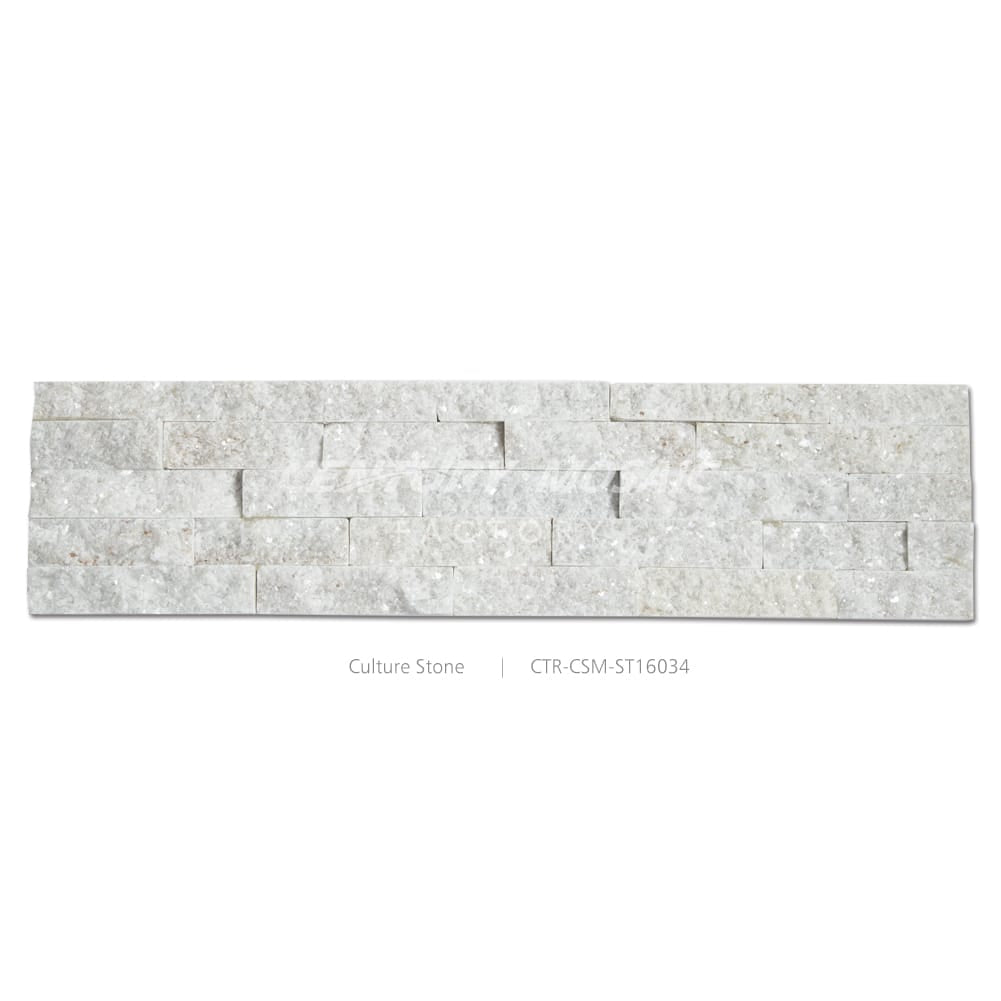 Natural Quartz White Split Finish Culture Stone Wholesale