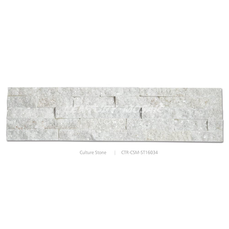 Natural Quartz White Split Finish Culture Stone Wholesale