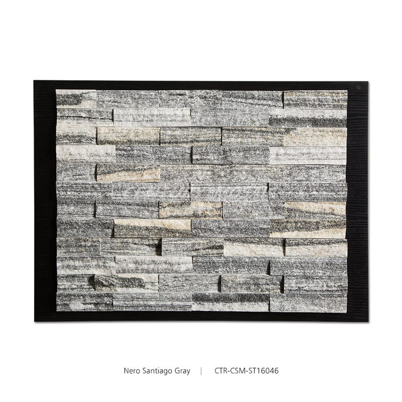 Nero Santiago Gray Split Culture Stone Wholesale