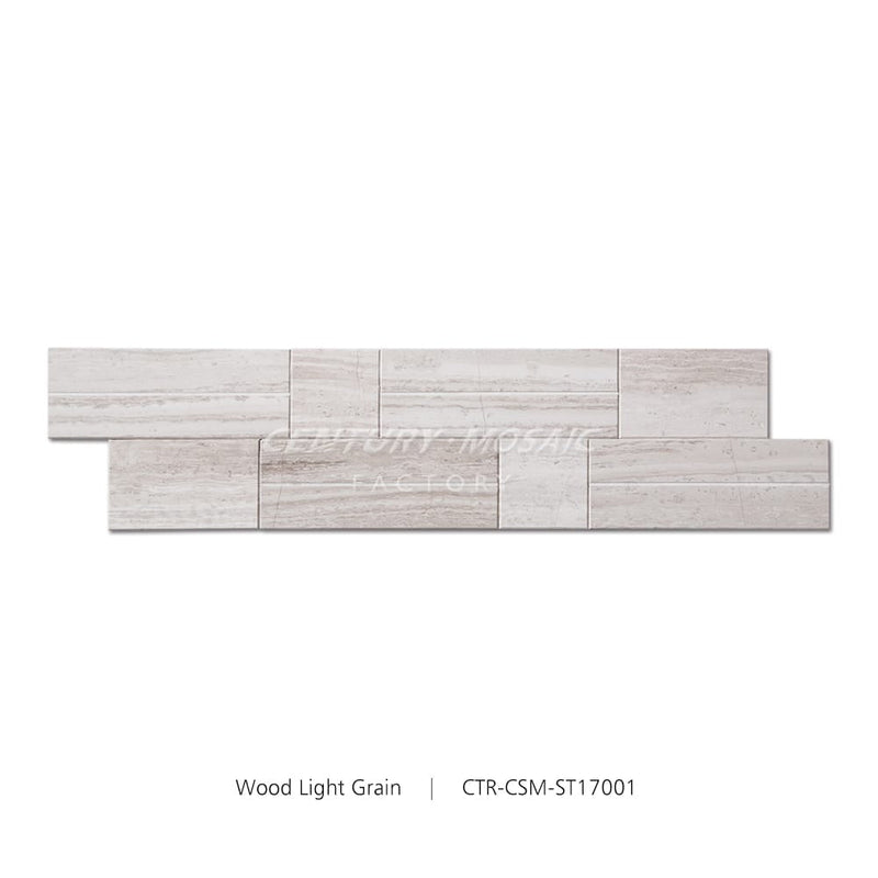 Wood Light Grain 6"x24" Ledger Panels Honed Wholesale