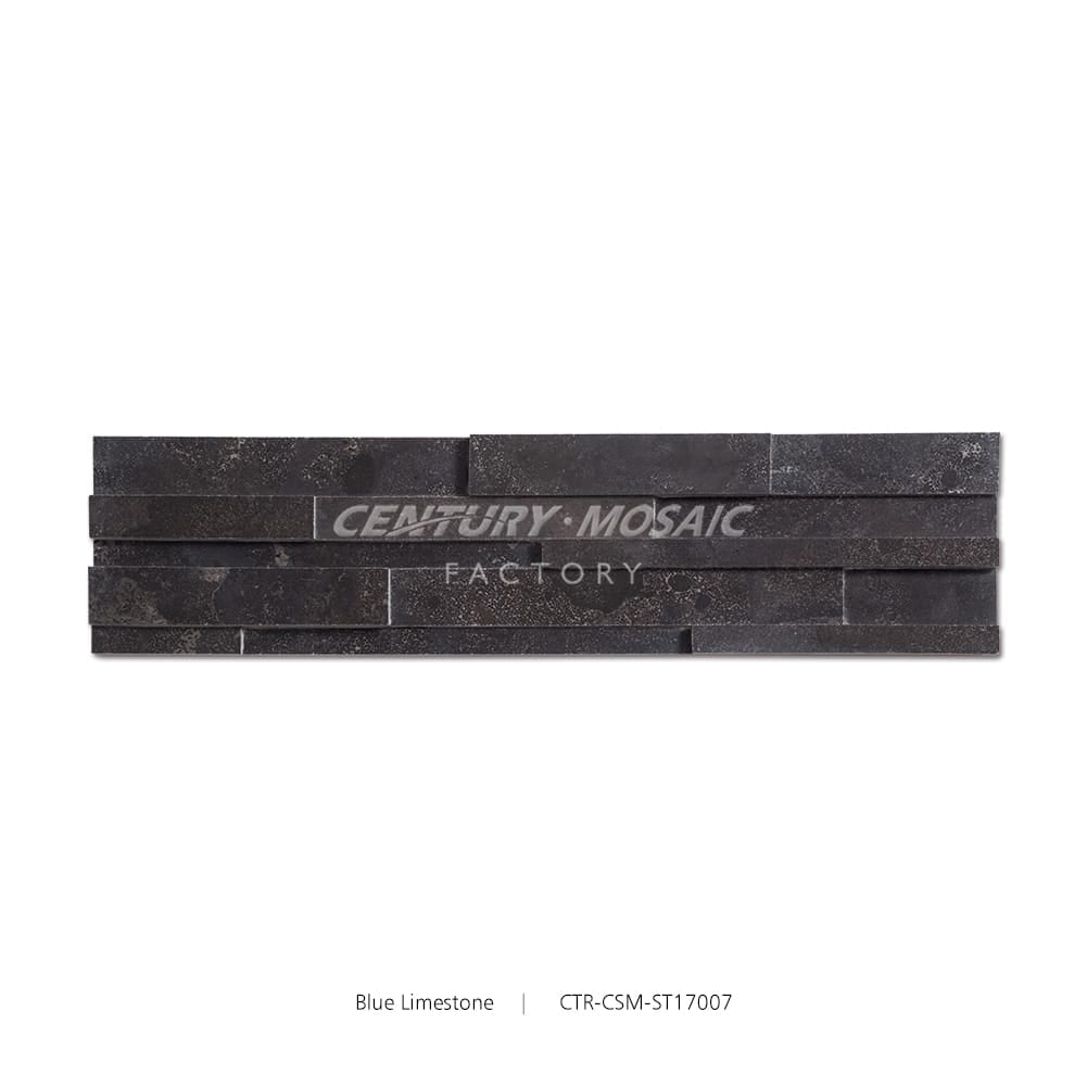 Blue Limestone 3D Honed Culture Stone Wholesale