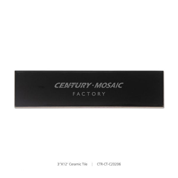 Ceramic Black 3″x 12″ 3D Ice Crackled Tile Wholesale