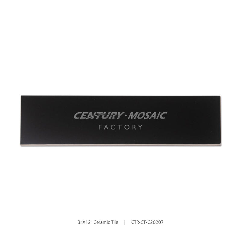 Ceramic Black 3″x 12″ Polished Mosaic Tile Wholesale