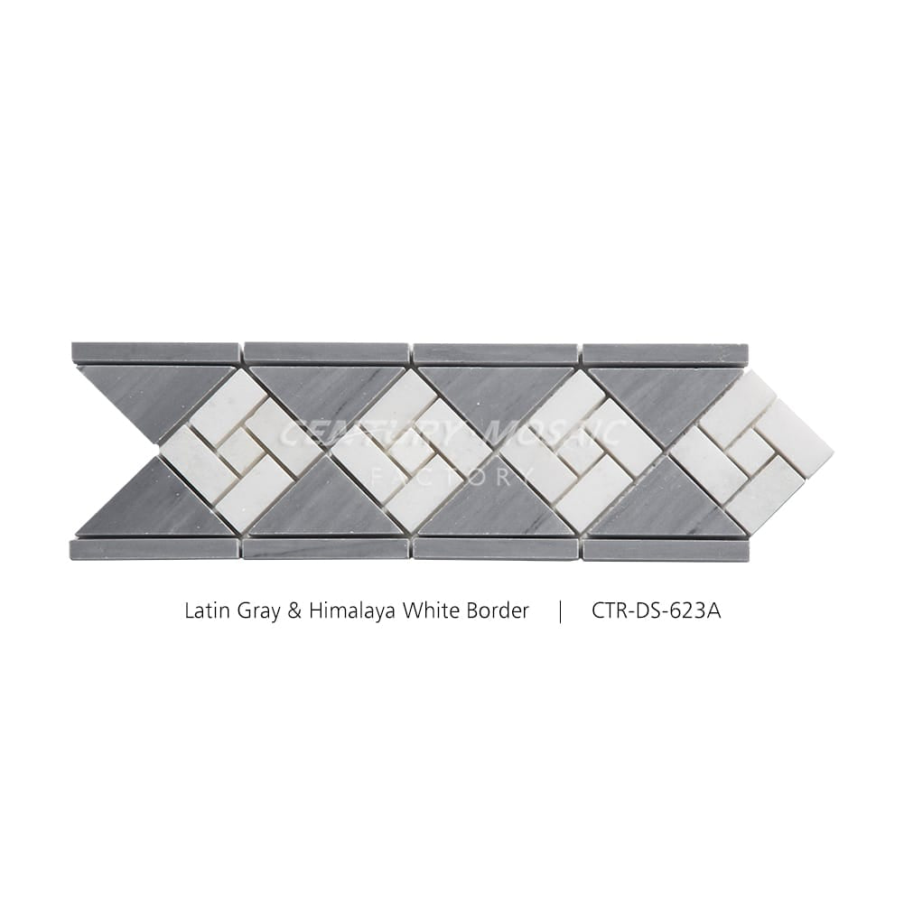 Latin Blue & Himalaya White Polished Border Wholesale