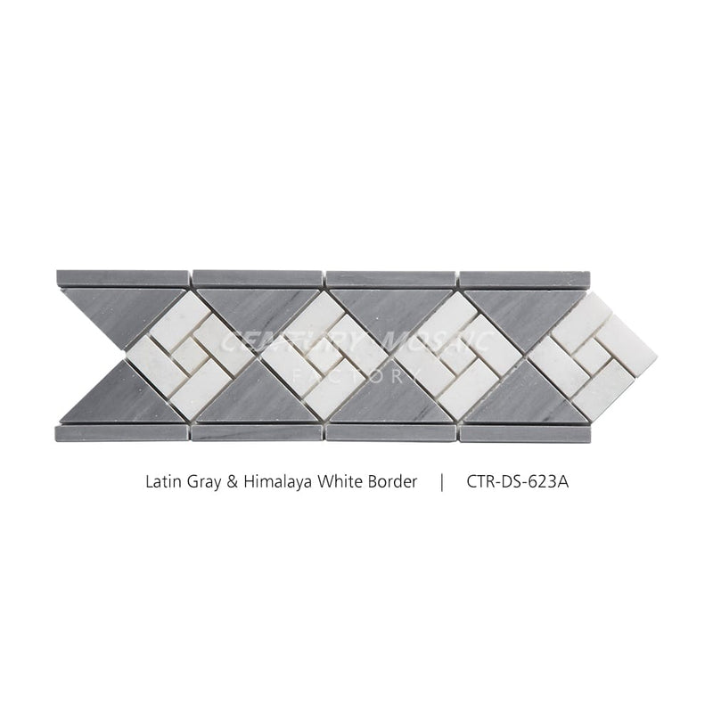 Latin Blue & Himalaya White Polished Border Wholesale