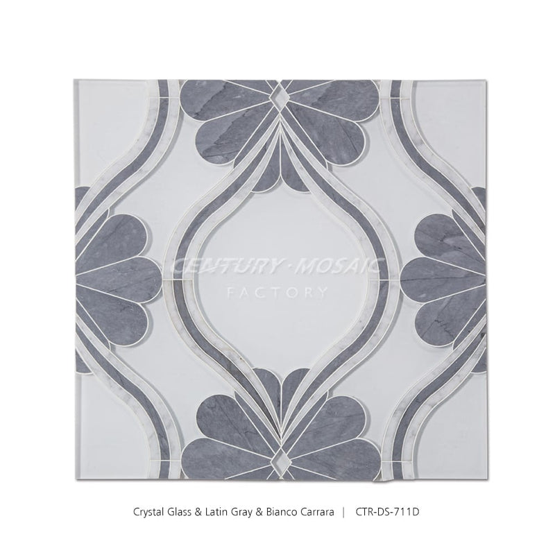 Pumpkin Carriage Waterjet Marble White Mosaic Wholesale