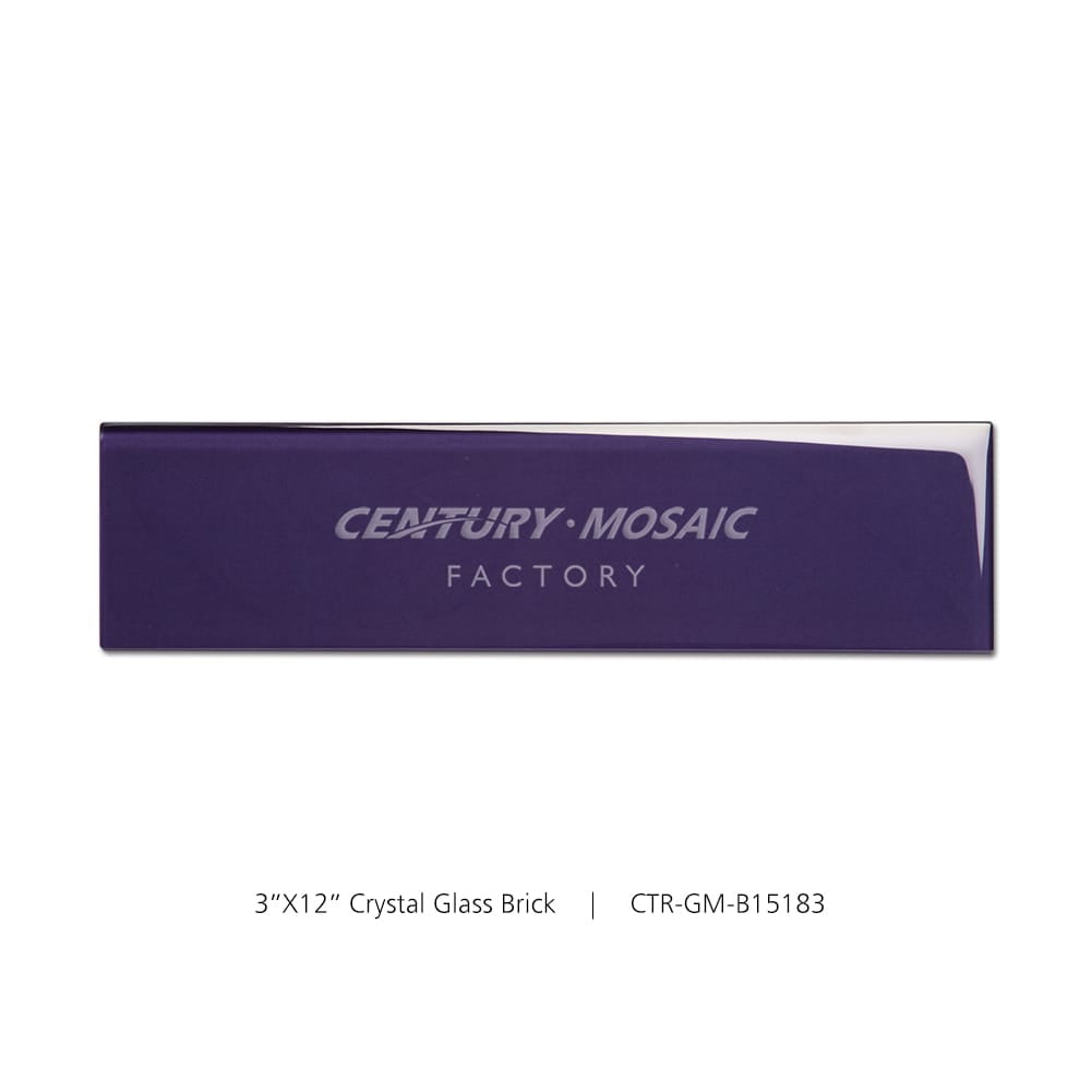 Crystal Glass Purple Tile Wholesale