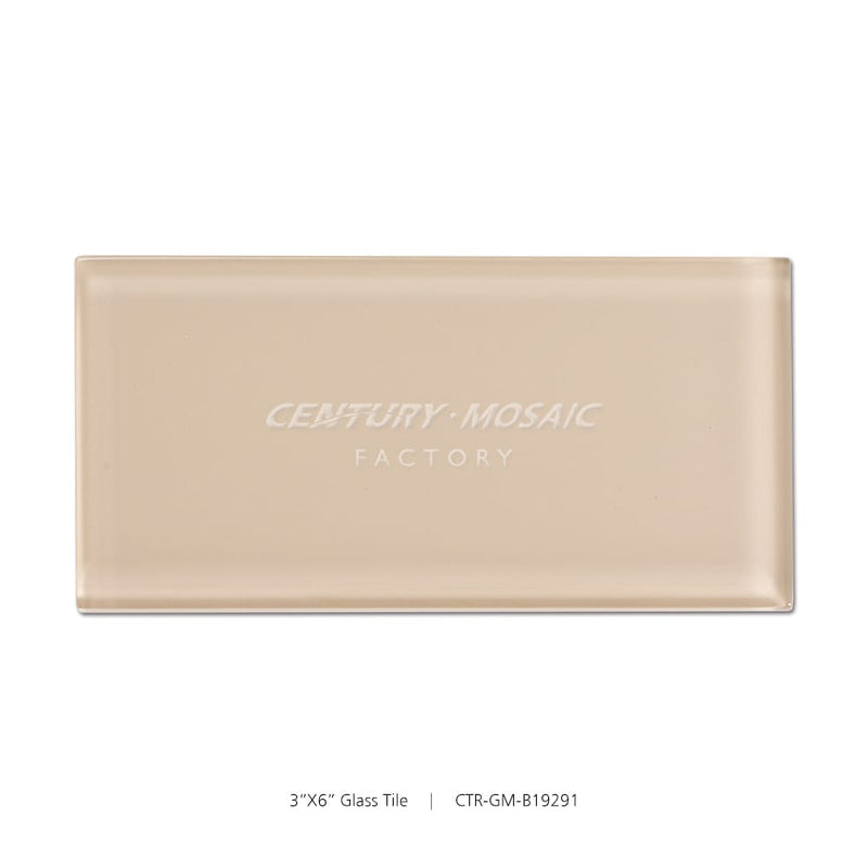 Crystal Glass Pink 3”x 6” Glossy Tile Wholesale