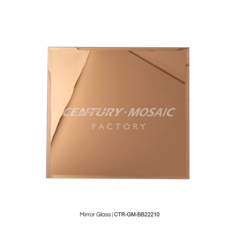 Mirror Glass Gold Glossy Tile Wholesale