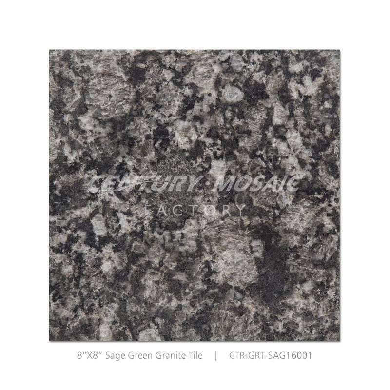 Sage Granite Green 8''x 8” Polished Tile Wholesale
