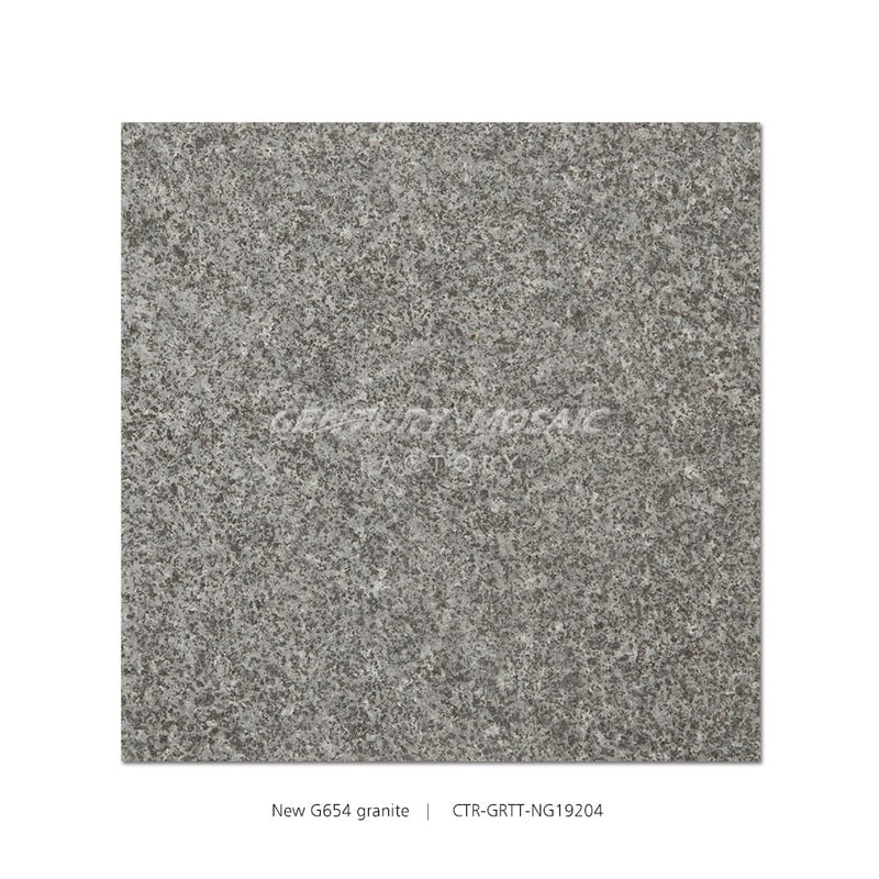 New G654 Granite Gray 12''x 12” Flamed Tile Wholesale