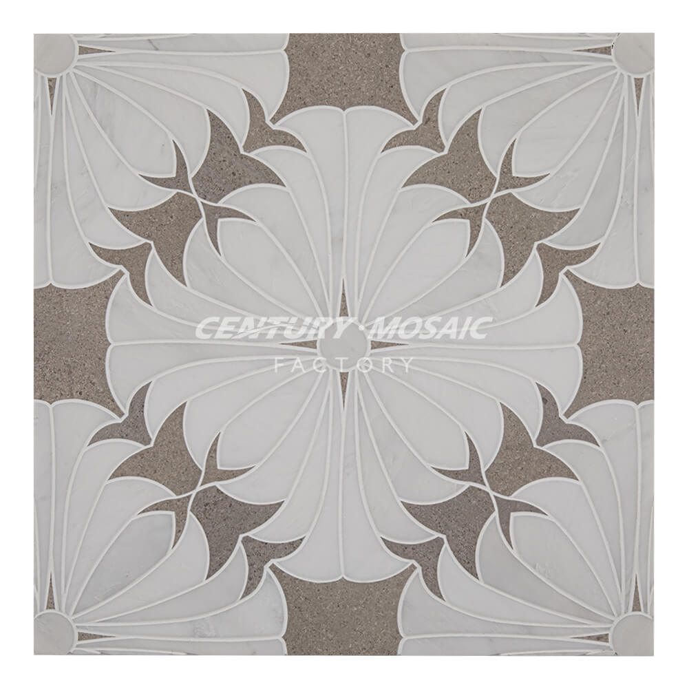Forever Rush Waterjet Marble Polished Mosaic Wholesale