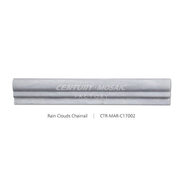 Rain Clouds Marble Gray Polished Chair Rail Wholesale