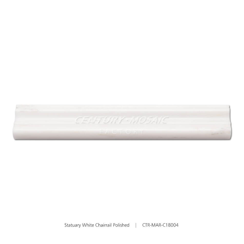 White Marble Polished Chair Rail Wholesale