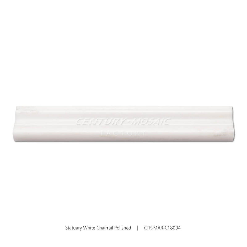 White Marble Polished Chair Rail Wholesale