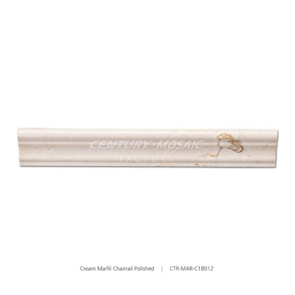 Cream Marfil Marble Beige Polished Chair Rail Wholesale