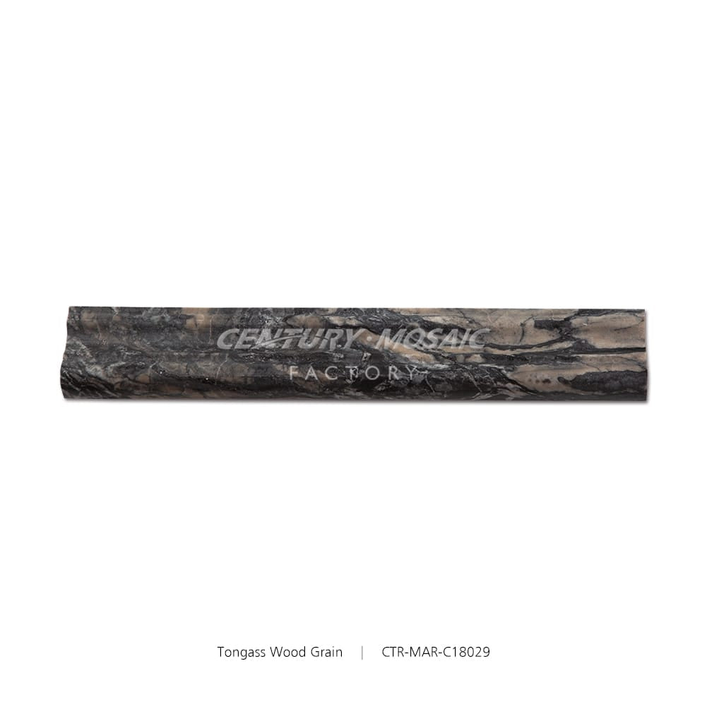 Tongass Wood Grain Marble Polished Chair Rail Wholesale