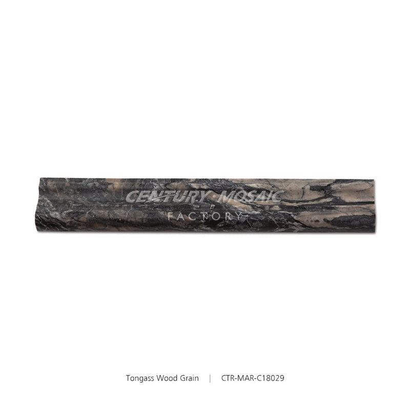 Tongass Wood Grain Marble Polished Chair Rail Wholesale