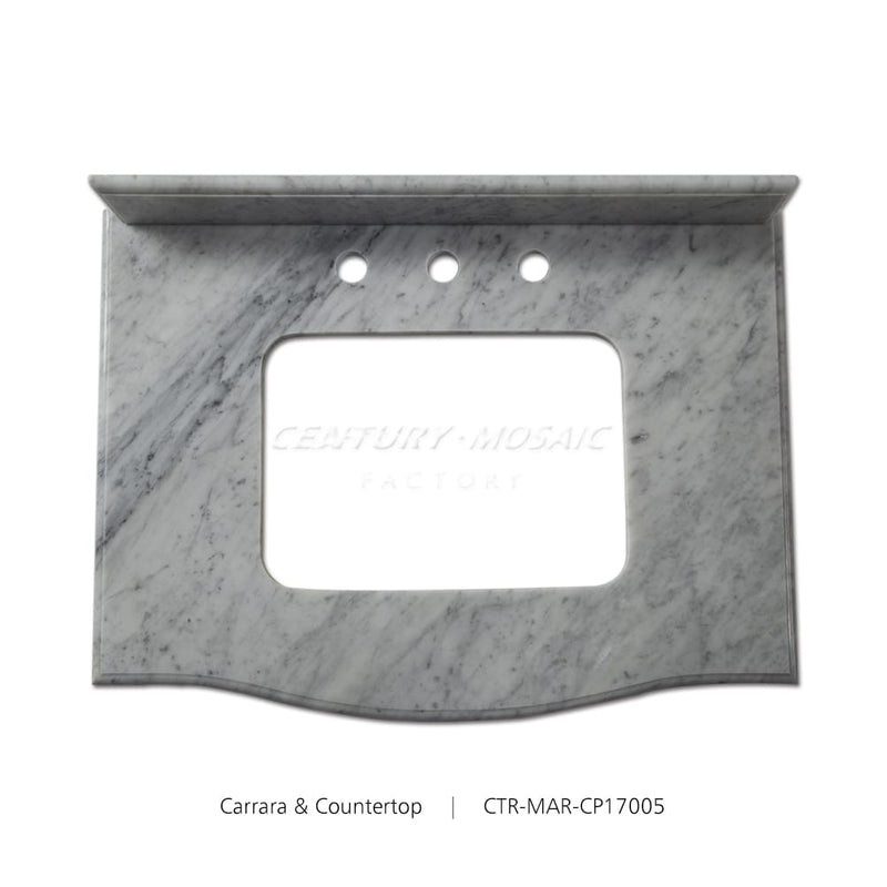 Carrara Marble White Polished Countertop Wholesale