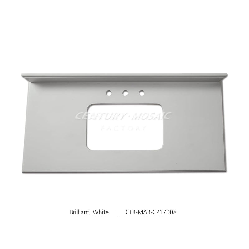 Brilliant WhiteMarble PolishedCountertopWholesale