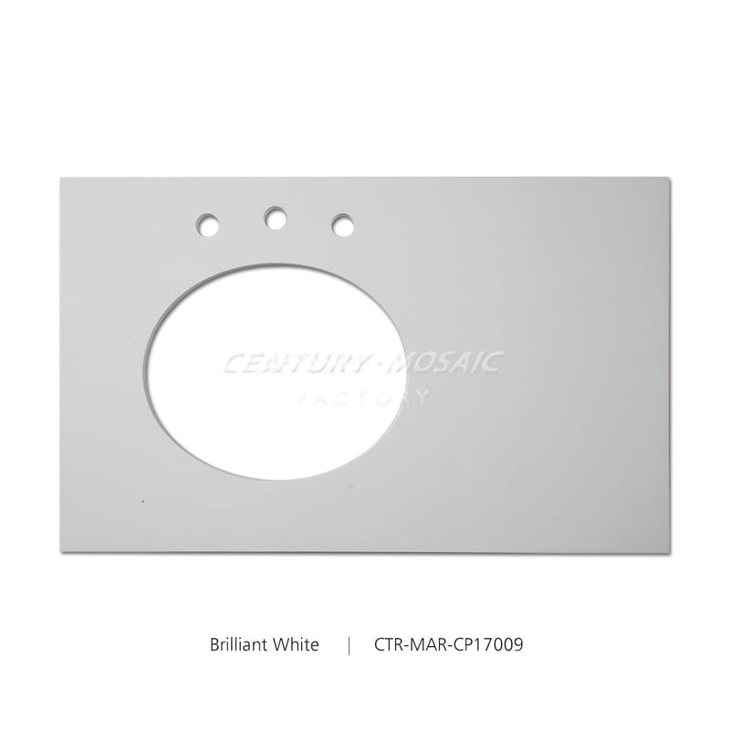 Brilliant White Marble Polished Countertop Wholesale